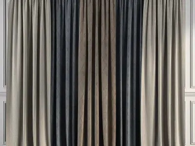 Curtain Set 83 3D model