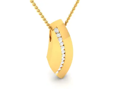 Women Pendant 3DM STL OBJ FBX Render Details 3D print model 21