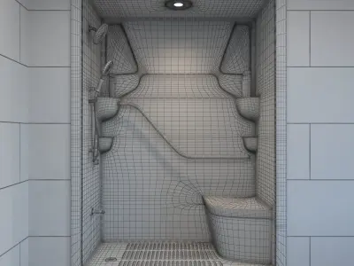 Shower Cabin 3D model