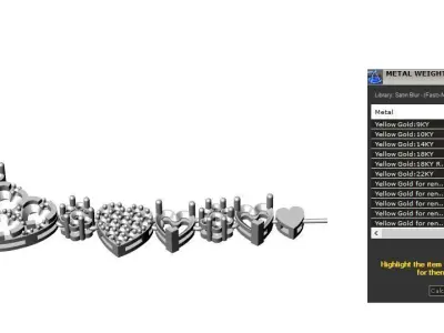 Half set 0061 3D print model