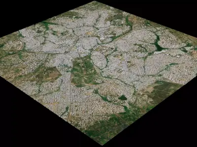 Bouake - Cote d Ivoire 3D model