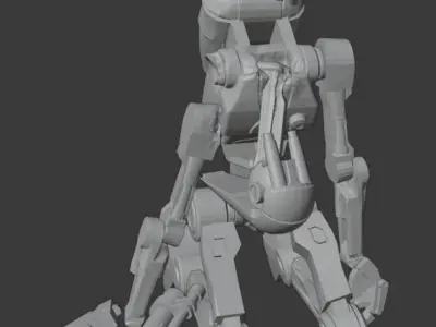 Destroyed Droid Collection Legion Scale 3D print model