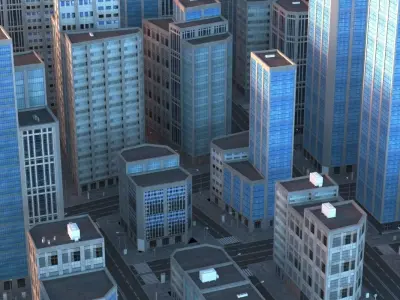 City Scape 9 3D model