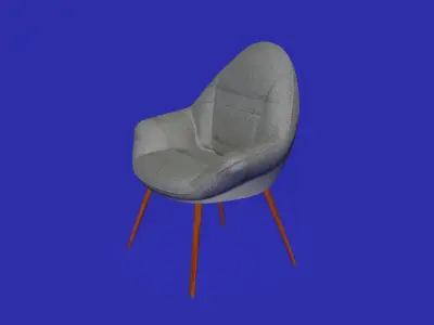 Comfortable dining chair 3D model