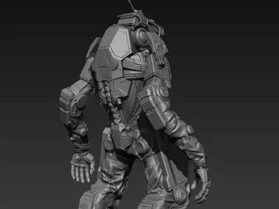 Droid 01 3D model