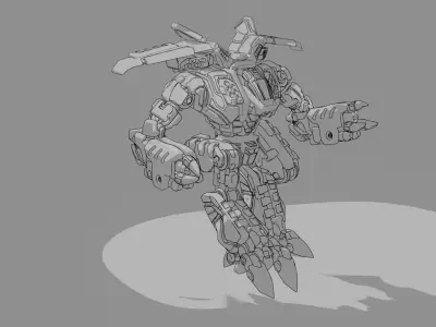 Doppelsoeldner Mecha MK 3 3D print model