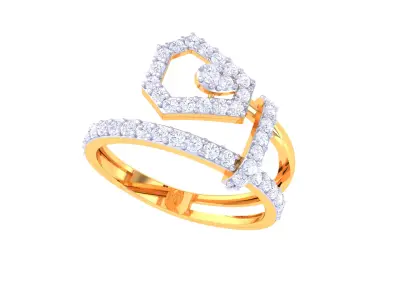  Women Ring MTL 3dm STL OBJ FBX Details 3D print model 80