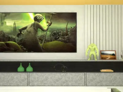 Living Room 3D model