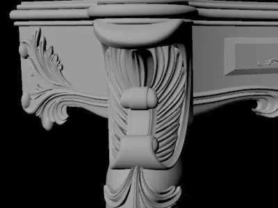  TOILET TABLE 3D model