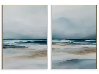 Abstract Painting Frame set 3D model 513