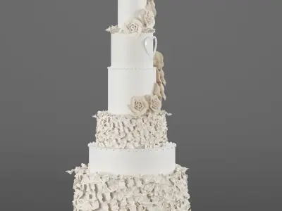 Wedding Cake 3D  3D model