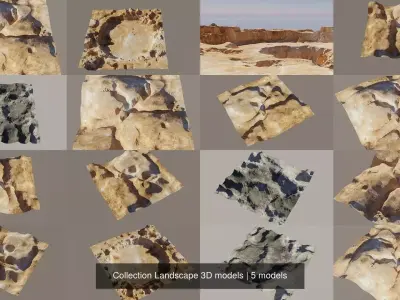 Collection Landscape 3D models 3D Model Pack