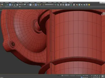 TOLSON CAGE WALL SCONCE Low-poly 3D model