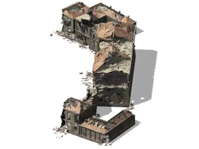 War-city-scars 06 3D model