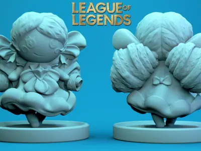 Gwen - League of legends - STL - 3D Print 3D print model 3D print model