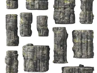 Rock sea collection n10 3D model