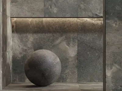 Stone Set 58 - Bundle - Black Slate and Brown Slate Texture