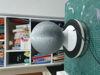 Planet Lamp -- Pluto -- 3D Print Ready Night Light 3D print model