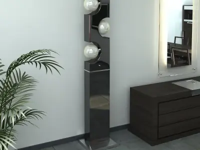 10 Modern Floor Lamps 3D model