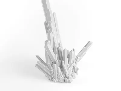 Crystal Diamond Ultra Realistic lowpoly Low-poly 3D model