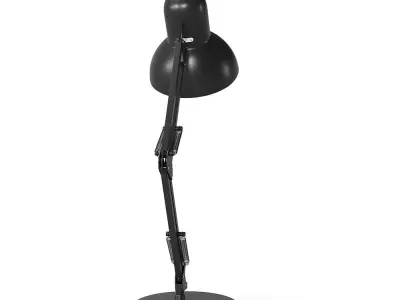 Retro Desk Lamp 3D model