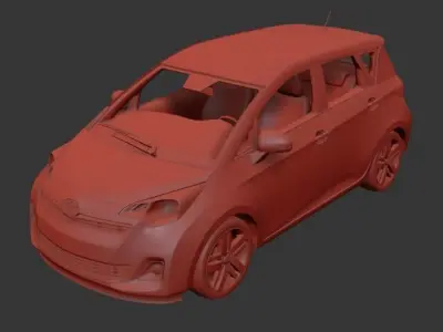 Toyota Verso S 2012 3D print model