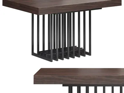 Prestige dining table by laskasas 3D model