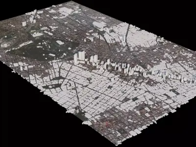 Mexico City - Mexico 3D model