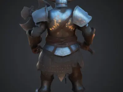 Runeblade Berserker 3D model