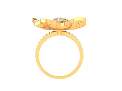 Women Ring  Render 3dm STL OBJ FBX Details 3D print model 157