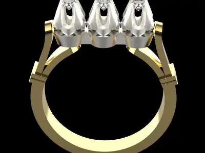 women ring 3D print model 172