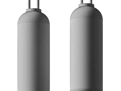 Vakkerlight - Glass penpant light 3D model