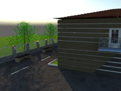 school building 3D model