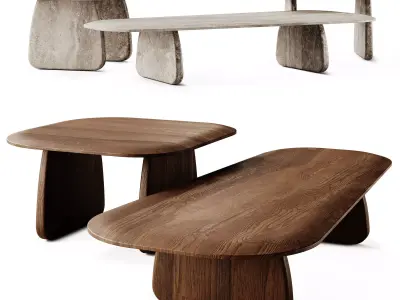 Pirita Kave Home Coffee Tables 3D model