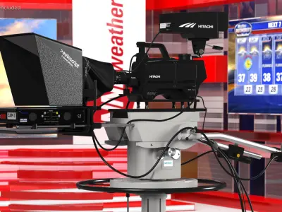  Broadcast Studio Camera Rig 