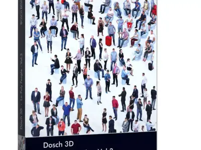 Dosch 3D - LoPoly People Vol 3 Low-poly 3D model