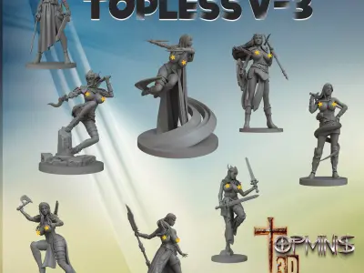 GUERRARES FOR TABLETOP V3 TOP 3D print model