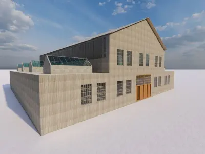 Warehouse-Warehouse Building 3D model