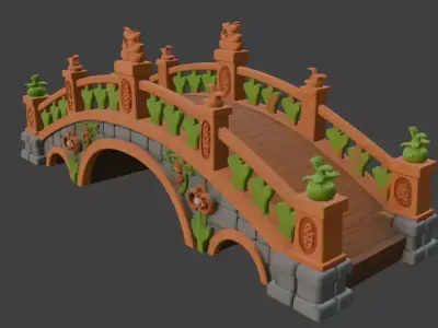 Bridge 3d model 3D model