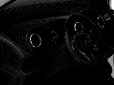 Mercedes Benz Citan LWB Tailgate HQ Interior 2025 3D model