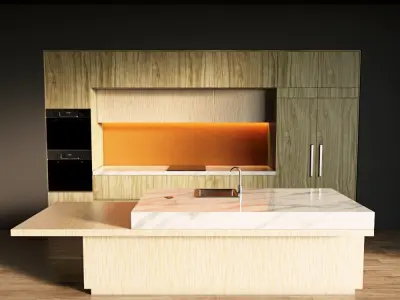 13-Kitchen1 texture 2 3D model