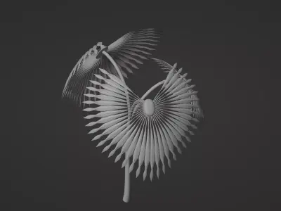 Avatar - Warbonnet Fern Low-poly 3D model