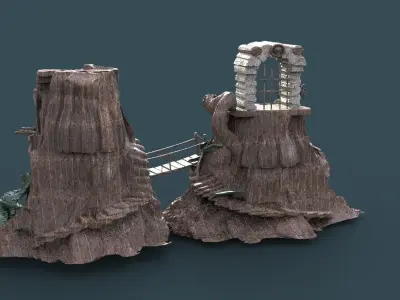 Heman Jungle attack Full Kitbash  3D model