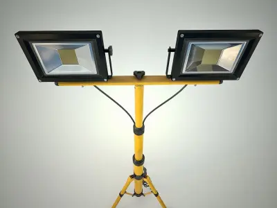 Tripod Tower Lighting 3D model