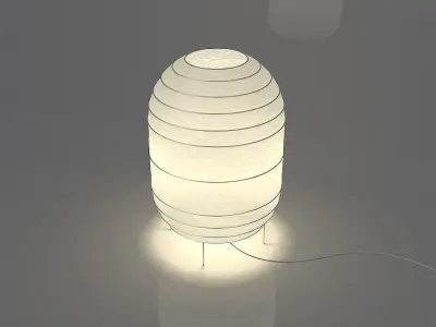 Fabric Lamp 3D model