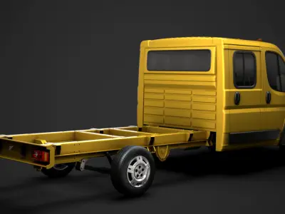Ram Promaster Cargo Chassis Truck Crew Cab 4035XL WB 2019 3D model