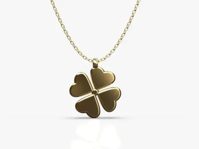 Light clover pendant 3D print model