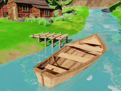 House Near Farm 3D model