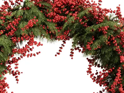 Christmas Wreath Set3 3D model