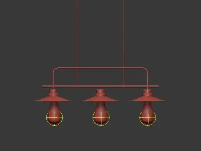 Margaux Island Pendant Lamp 3D model